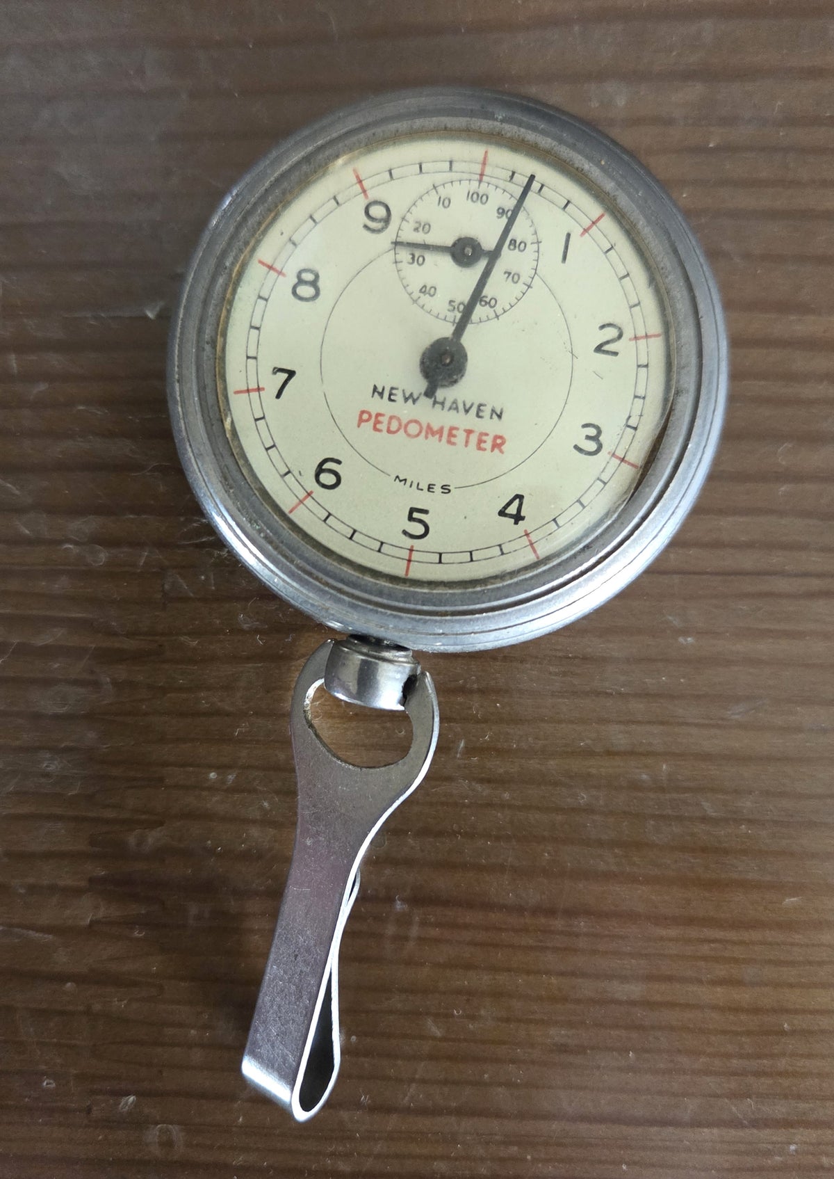 New Haven Clock Company Pedometer