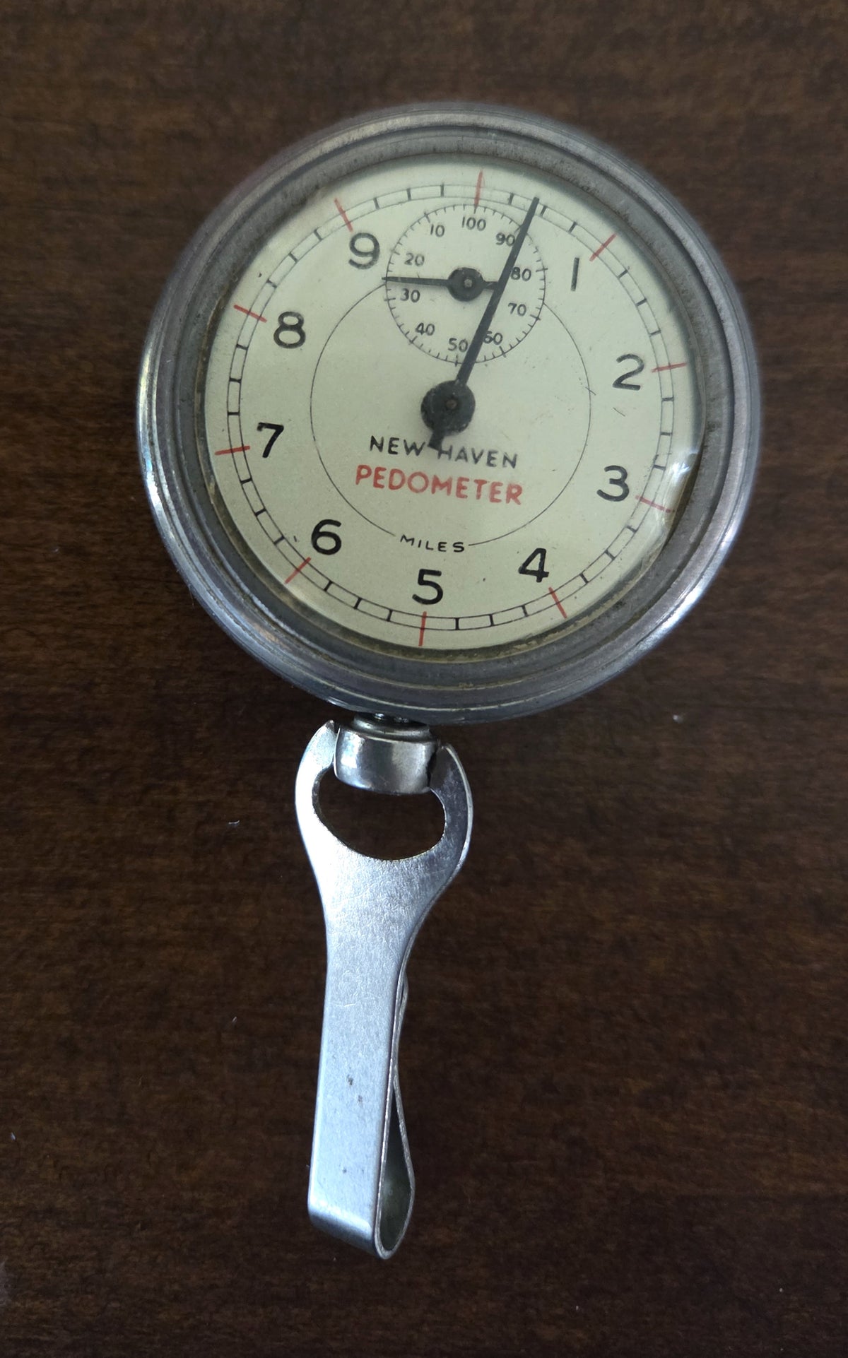 New Haven Clock Company Pedometer