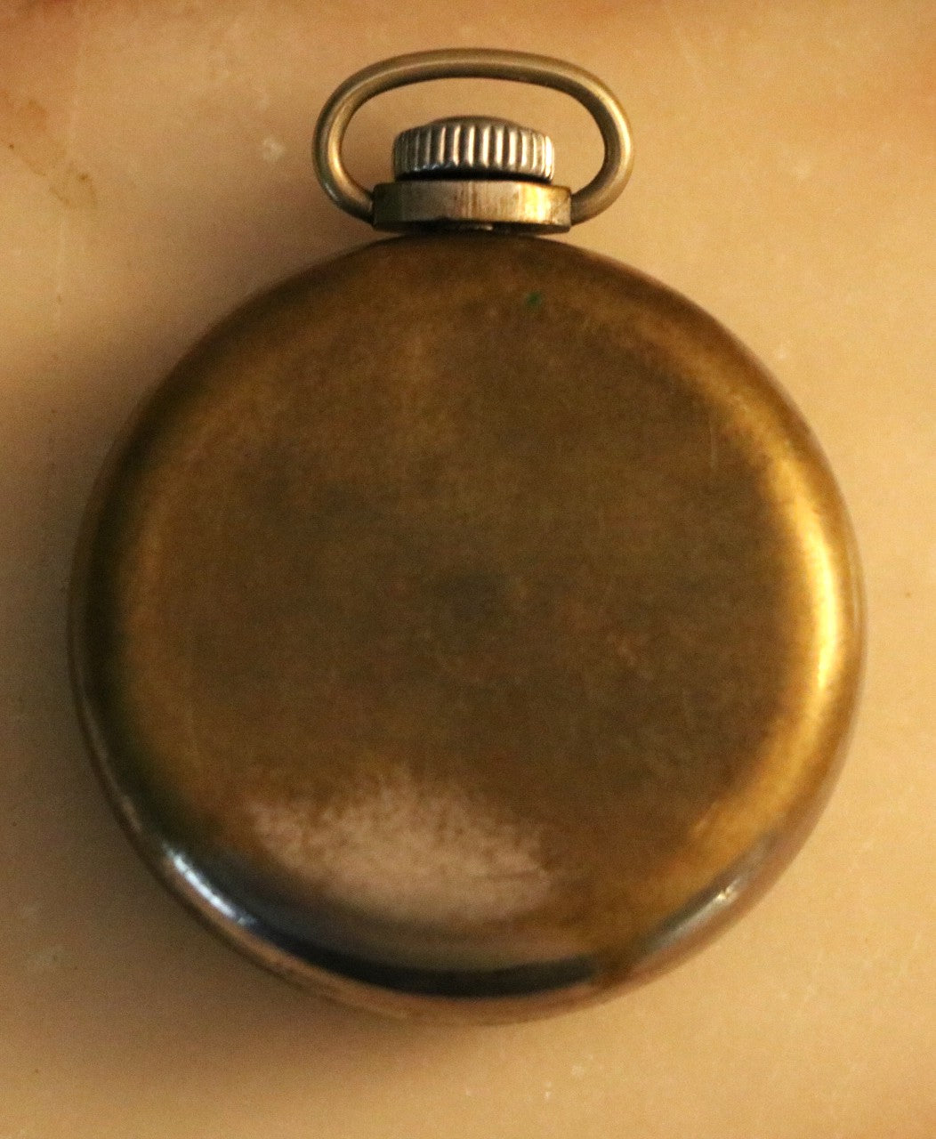 New Haven Brass Pocket Watch
