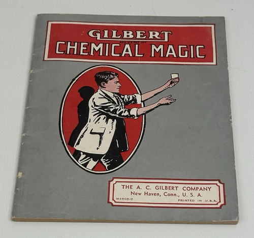 A.C. Gilbert Chemical Magic Book-Original and Famous Tricks